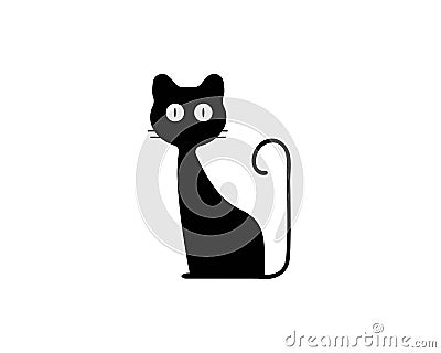 Cat breeds cute pet icon animal Vector Illustration