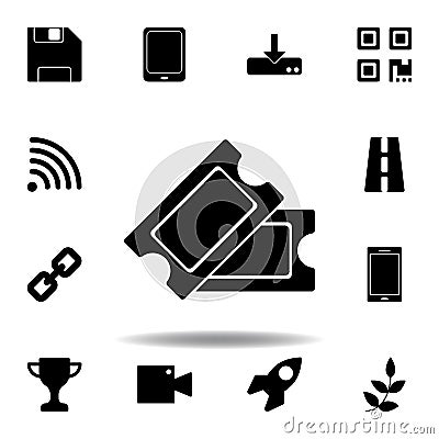 file save option icon. Signs and symbols can be used for web, logo, mobile app, UI, UX Stock Photo