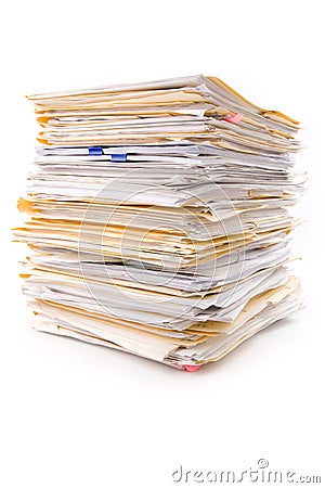 File Stack Stock Photo