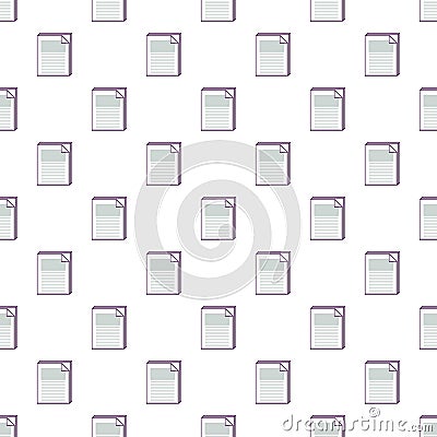 Files documents pattern seamless Vector Illustration