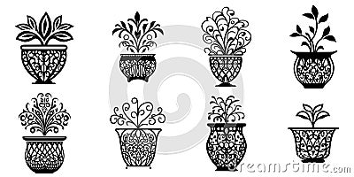 Filigree bird house design vector graphical illustration Vector Illustration