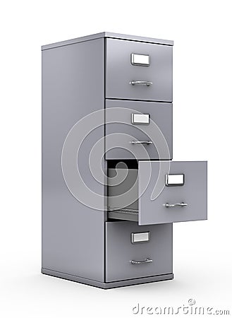 Filing cabinet Stock Photo