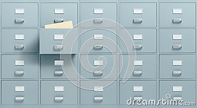 Filing cabinets Stock Photo