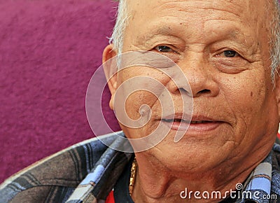 Filipino Asian Senior Stock Photo