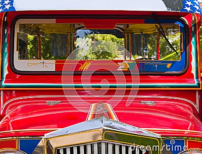 Filipino Jeepney Stock Photo