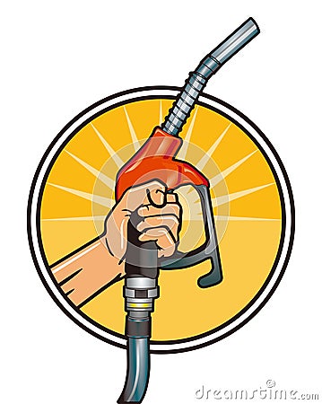 Fill up economically Vector Illustration
