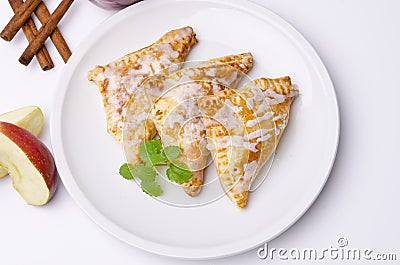 Filled puff pastry Stock Photo