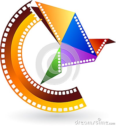 Film bird Vector Illustration