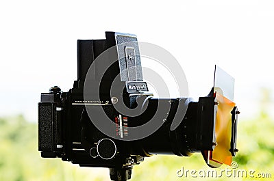 Film camera Editorial Stock Photo