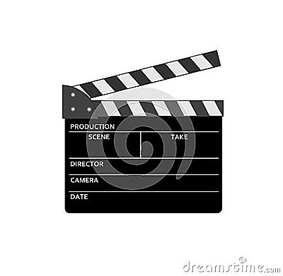 Film clap. Vector Illustration