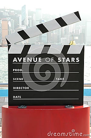 Film clapboard Stock Photo