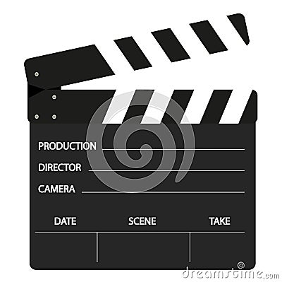 Film flap Vector Illustration