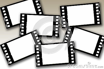 Film Frames Stock Photo