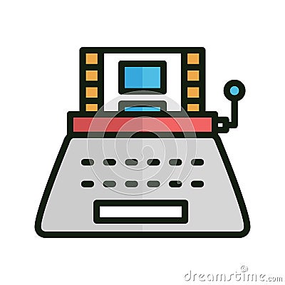 Film script Isolated Vector icon which can easily modify or edit Vector Illustration