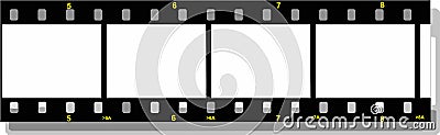 Film strip Vector Illustration