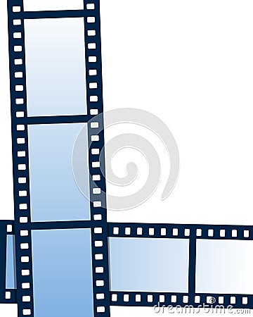 Film Strip Background Vector Illustration