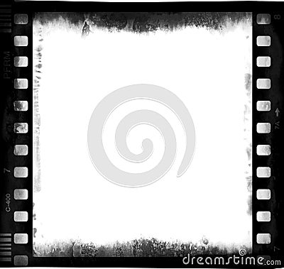 Film strip with empty central part Stock Photo