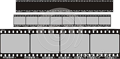 Film strips Vector Illustration