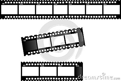 Film strips Vector Illustration