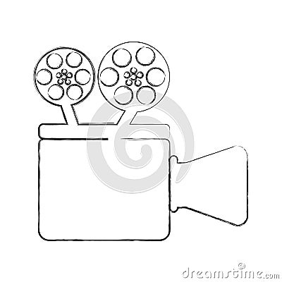 Film video camera icon Vector Illustration