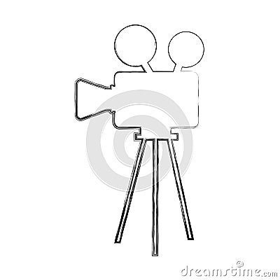 Film video camera icon Vector Illustration