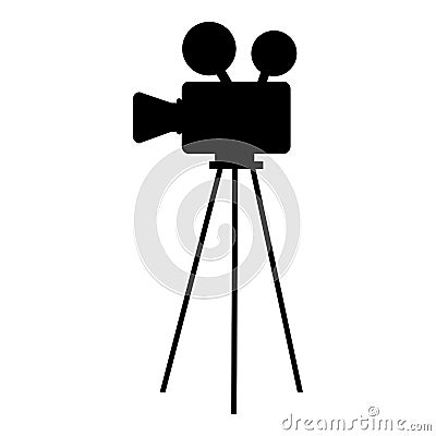 Film video camera icon Vector Illustration