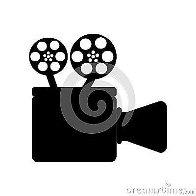 Film video camera icon Vector Illustration