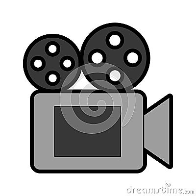 Film video camera icon Vector Illustration