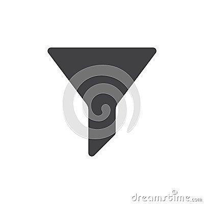 Filter simple icon Vector Illustration