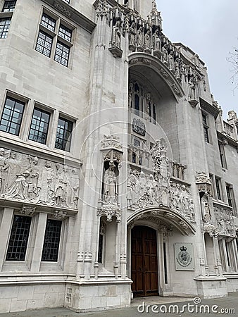 The Supreme Court of the United Kingdom hears cases of the greatest public or constitutional importance Editorial Stock Photo