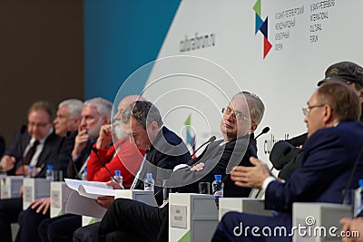 Final plenary session of 4th St. Petersburg International Cultural Forum Editorial Stock Photo