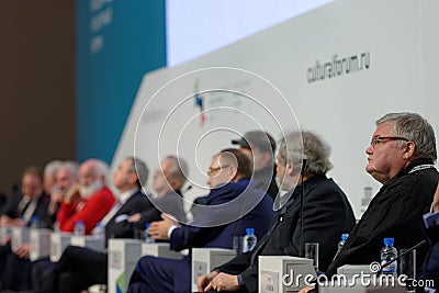 Final plenary session of 4th St. Petersburg International Cultural Forum Editorial Stock Photo