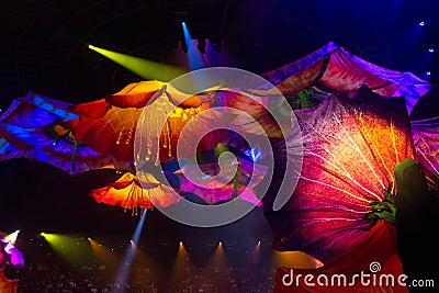 Le Reve Abstract Flower Editorial Stock Photo