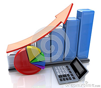 Finance and accounting concept Stock Photo