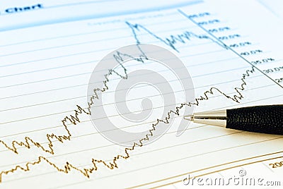 Finance analysis Stock Photo