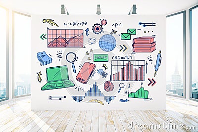 Finance and brainstorm concept Stock Photo