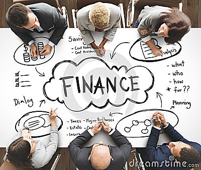 Finance Earnings Wealth Invest Asset Concept Stock Photo