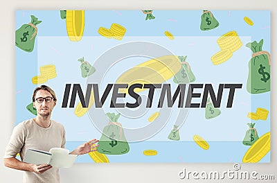 Finance Economics Access Affluent Investment Concept Stock Photo