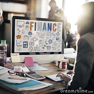 Finance Economics Savings Money Credit Concept Stock Photo