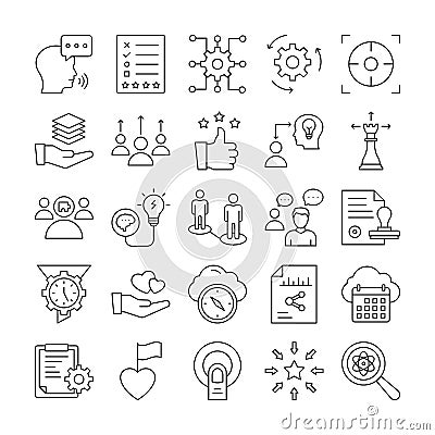 Finance and Economy Isolated Vector icons set every single icon can be easily modify or edit Vector Illustration