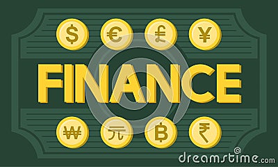 Finance Foreign Exchange Money Symbol Concept Stock Photo