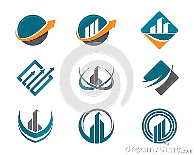 Finance logo Vector Illustration