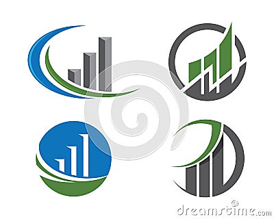 Finance logo Vector Illustration