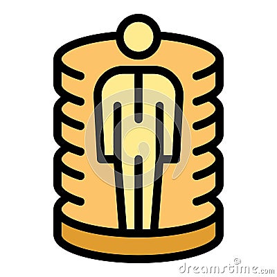 Finance manager icon vector flat Vector Illustration