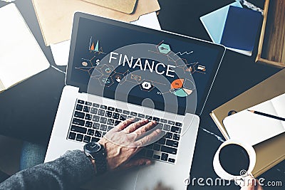 Finance Money Debt Credit Balance Concept Stock Photo