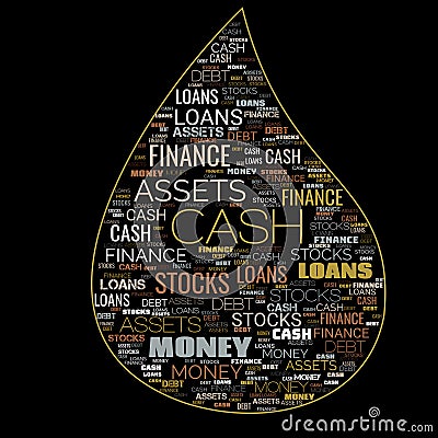 Finance Money Loans Assets Debt Shapes Abstract Background Illustrations Stock Photo