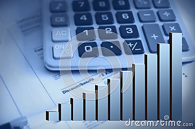 Finance raport Stock Photo