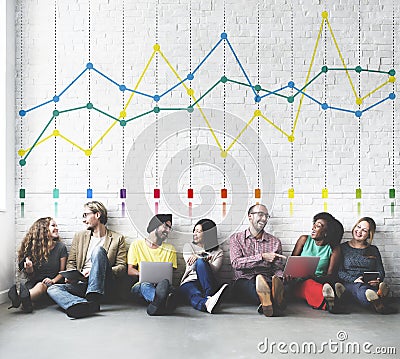 Finance Report Accounting Statistics Business Concept Stock Photo