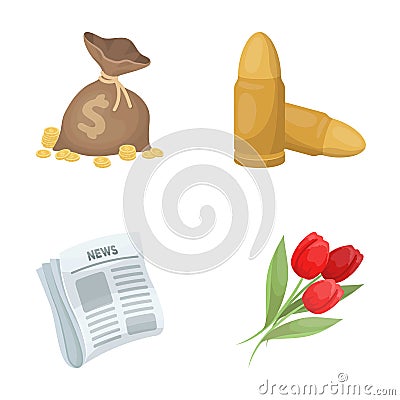 Finance, service and other web icon in cartoon style.army, floristics icons in set collection. Vector Illustration