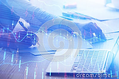 Finance and trade concept Stock Photo